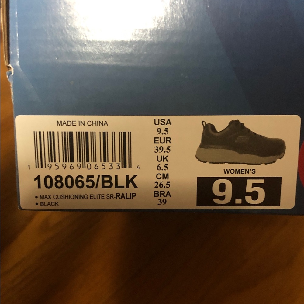 Skechers Black  Work Shoes - Size 9.5 - Picture 6 of 9